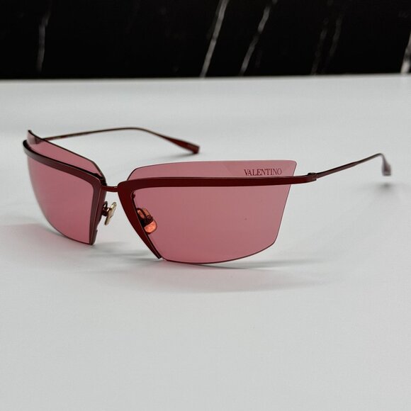 NEW VALENTINO SUNGLASSES RED WOMEN EYEWEAR VALENTINO V-LURE VLS-130B
